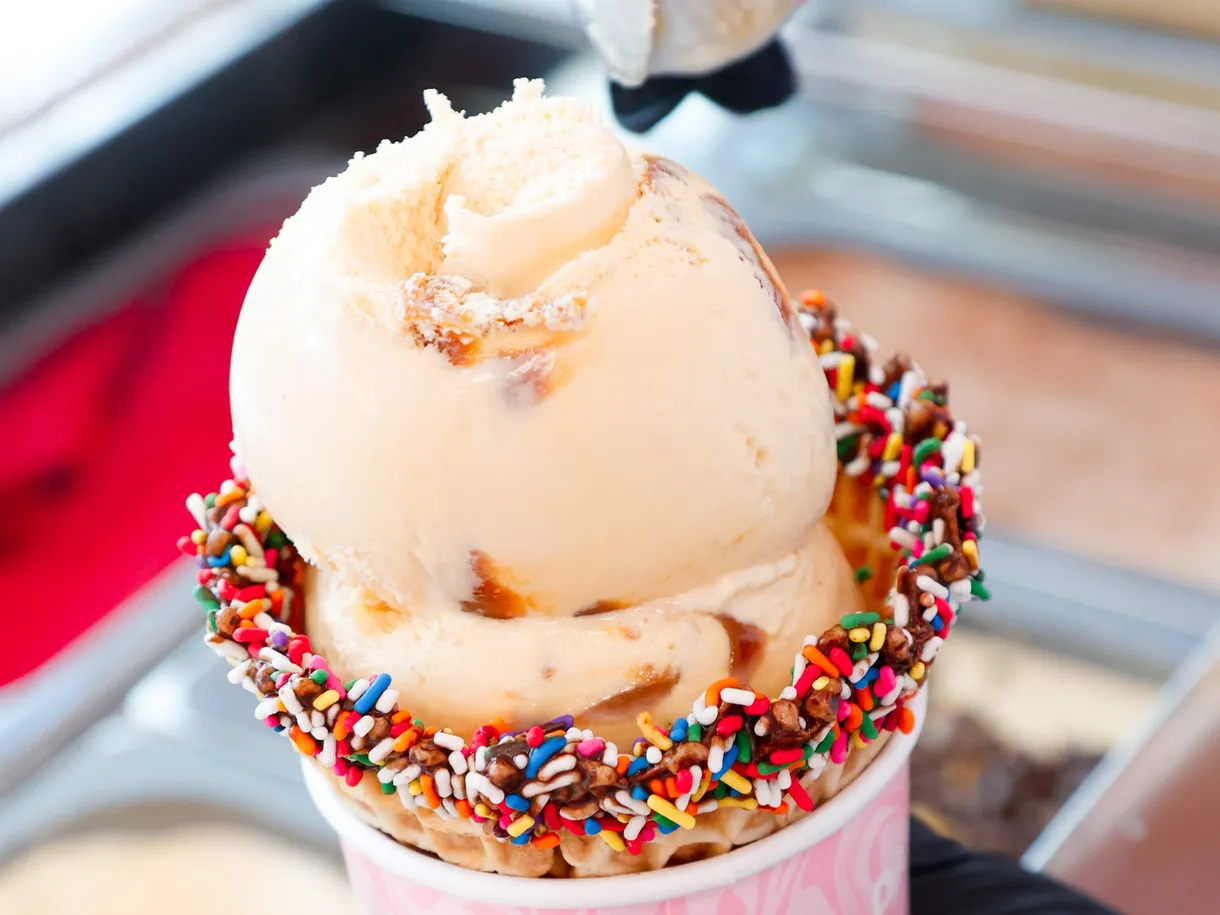 Ice cream and sprinkles at Damn Good Sweets in Delray Beach Jordan Braun / Damn Good Sweets 